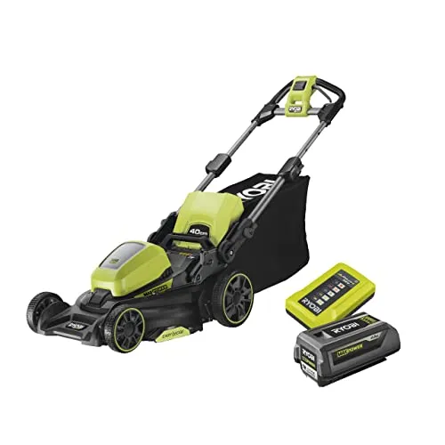Ryobi Akku-Rasenmäher 36V Max Power - 40 cm Schnittbreite, leistungsstark und kabellos für müheloses Rasenmähen