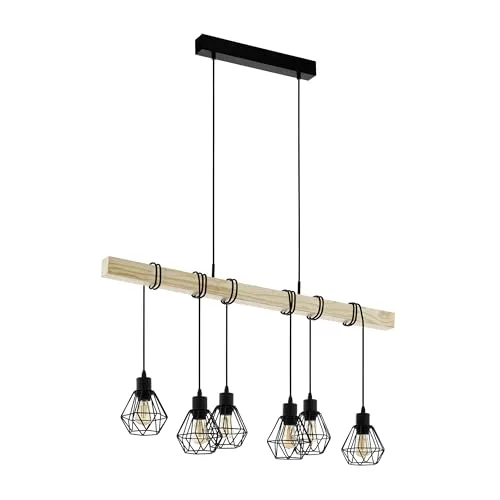 EGLO Pendellampe Townshend 5 in braun von EGLO