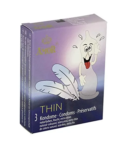 Amor Dünnes Kondom, 3-teilig