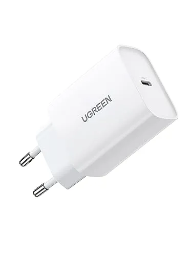 UGREEN USB C Ladegerät 30W USB C Netzteil PPS Schnellladegerät kompatibel mit iPhone 17 Pro Max. 16, 15, 14, 13, 12, 11, Pixel 9, iPad Pro/Air, Galaxy S25 Ultra, S2, S22, MacBook Air M1