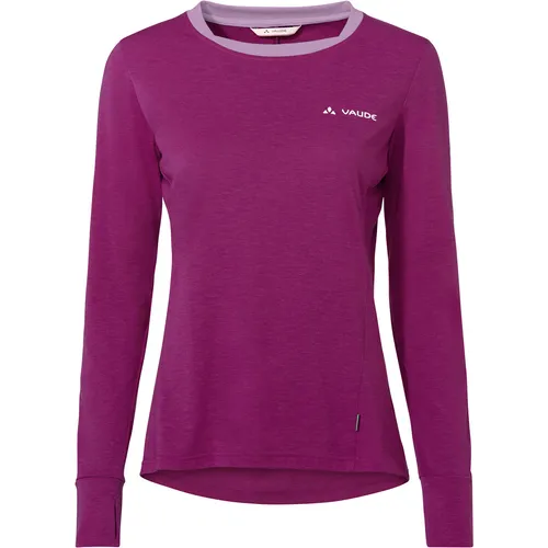 VAUDE T-Shirt Women's Sveit LS Shirt II - Schnelltrocknendes Funktionsshirt XL (44) - Sportliches Langarmshirt aus 88% Polyester und 12% Wolle, ideal für Wandern und Freizeit. Atmungsaktiv, elastisch und pflegeleicht für höchsten Tragekomfort.