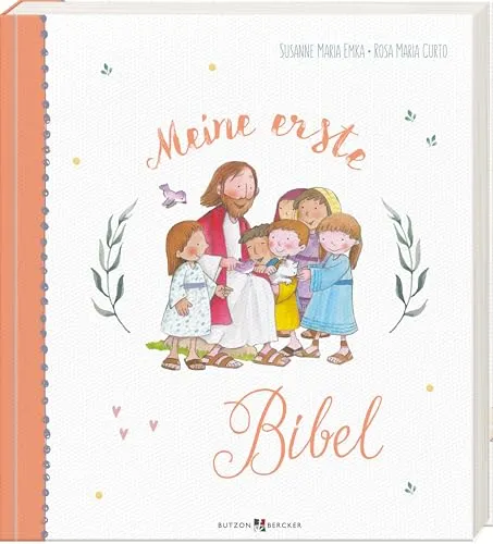 Meine erste Bibel - Ein liebevoll gestaltetes Kinderbuch, ideal zur Taufe oder Geburt, fördert den Glauben und die Werte von Klein auf.