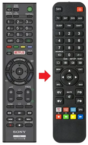 Fernbedienung passend für SONY KD-49X8309C | KD-55S8005 | KD-55S8505C