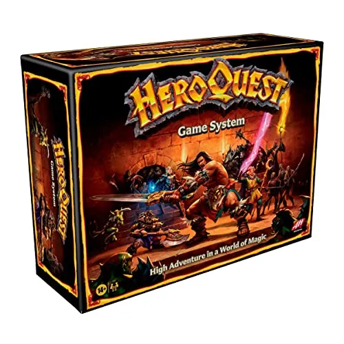 Avalon Hill HeroQuest Basisspiel - Dungeon Crawler Brettspiel für 2-5 Spieler, packendes Abenteuer mit über 65 detaillierten Miniaturen und atemberaubendem Design
