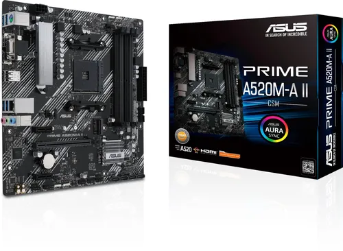 ASUS Prime A520M-A II CSM Mainboard AM4
