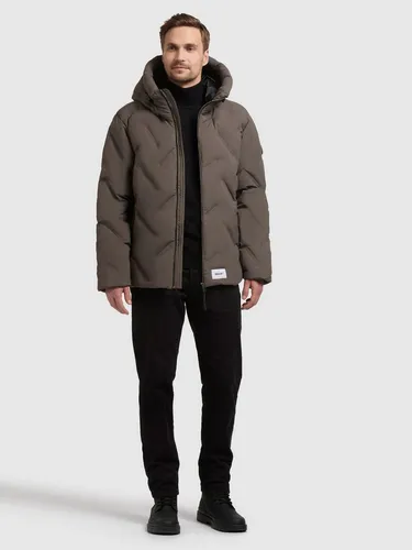 khujo Steppjacke ONERT in grün von khujo