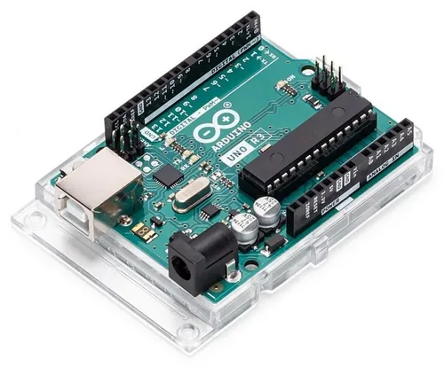 ARDUINO Uno Rev3 A000066 - Arduino-Einplatinen PC, vielseitig einsetzbar für Projekte in Elektronik und Programmierung, ideal für Anfänger und Profis.