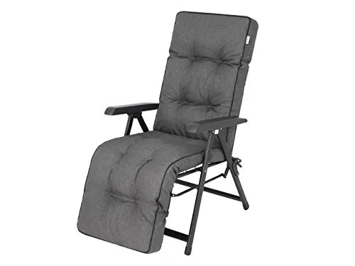 Bjird Liegenauflage für Gartenstuhl mit Fußstütze 160x50x8 - Gartenliegenauflagen, extra dicke Polsterauflage für optimalen Komfort und Entspannung im Garten oder auf der Terrasse.