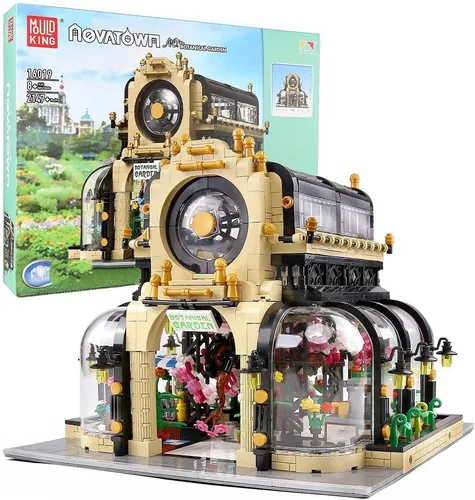 PCS Bausteine für Kinder Straßenbild Architektur Series Botanischen Garten Modell Beleuchtete Version Spielzeug Mould King-16019 2147