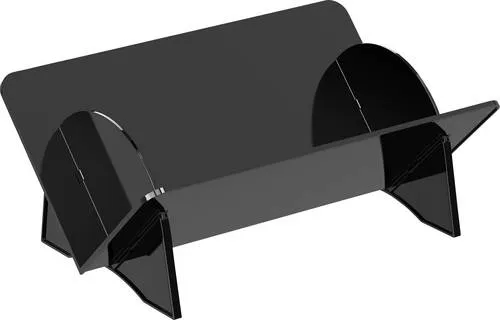 Elevar CD Rack 22 CDs/DVDs/Blu-rays PET Schwarz 1 St. (B x H x T) 310 x 138 x 205mm LV-9793