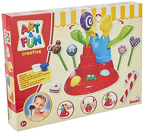 Simba 106324055 - Art & Fun Knetset Süßigkeiten