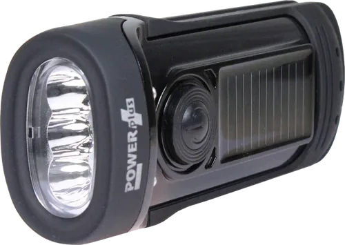 PP BARRACUDA - Dynamo-Solar-Taschenlampe - Taschenlampen mit Dynamo- und Solartechnologie, regenfest und ideal für unterwegs. Genießen Sie unabhängige Lichtquellen mit ultrahellen LEDs in 3 Modi.