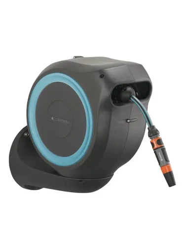 Wand-Schlauchbox RollUp S - 15 Meter (Ø 11mm) - Bewässerung leicht gemacht: Die schwenkbare Wand-Schlauchbox RollUp S mit 15 Metern Schlauch sorgt für Ordnung im Garten und verhindert Stolperfallen.