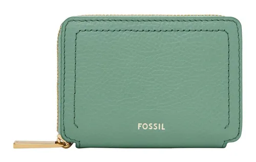 FOSSIL Logan Zip Around Card Case RFID in Mist Grün von Fossil