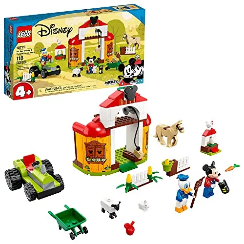 LEGO 10775 Mickey und Freunde Donald Enten Bauernhof - Bau-Set mit 118 Teilen für kreative Spielstunden. Ideal für Fans von Micky Maus und Donald Duck – Spaß für die ganze Familie!