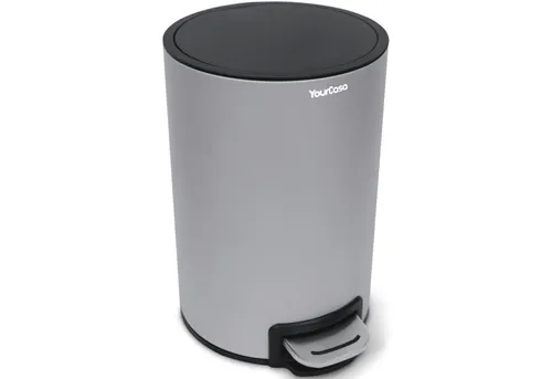 YourCasa Mülleimer Bad 5L aus Edelstahl von YourCasa