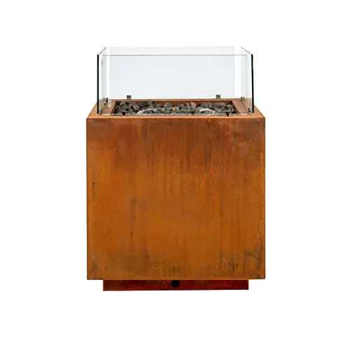 intergrill Feuerstelle Cortenstahl 60 x 60 cm