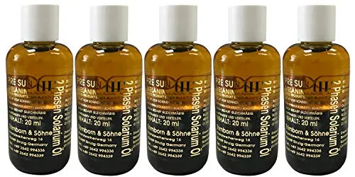 Art of Sun Golden Brown 2 Phasen Melanin Solarium Öl 5 x 20 ml.