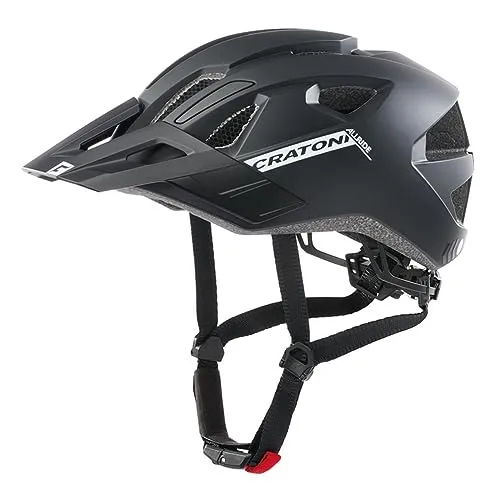 Cratoni AllRide Helm – Schwarz Matt, XL - Fahrradhelm mit hoher Qualität und Reflektoren für verbesserte Sichtbarkeit, ideal für sicheres Fahren bei Tag und Nacht.