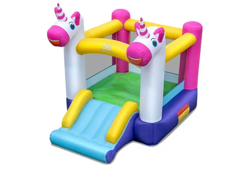 COSTWAY Hüpfburg mit Rutsche für Kinder