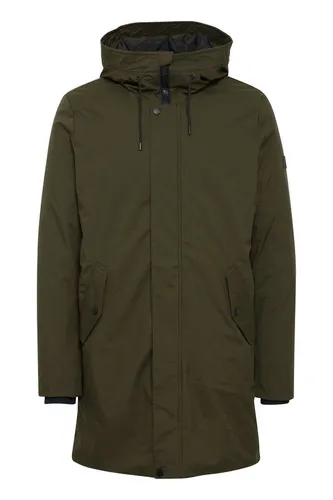 Indicode IDFido Parka mit Kapuze in Army Grün L (52) - Stylischer Parka für den Alltag, aus 100% Polyester, mit praktischen Eingrifftaschen und hochschließendem Kragen. Ideal für kühle Tage und lässige Outfits.