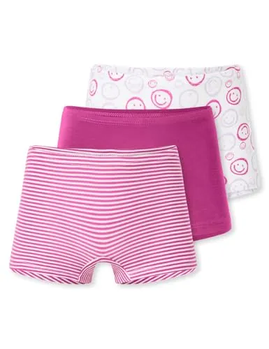 Schiesser Mädchen 3er Pack Unterwäsche Shorts in lila von Schiesser