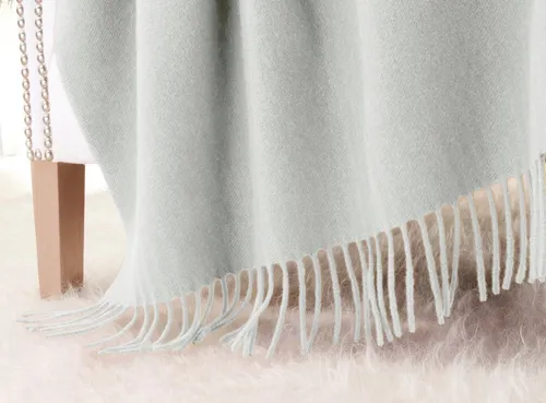 Wolldecke Kaschmirplaid, Wollplaid Riviera, Wolldecke 20% Kaschmir 80% Merino, Wohnen und Accessoires GmbH & Co. KG, FRANSEN