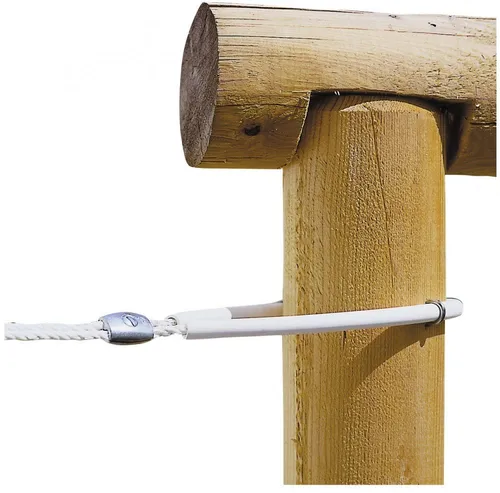 Kerbl Weidenzaun Schlauchisolator 20 Stück für 8mm-Seil - Praktische Ecklösung aus robustem Polyethylen für Festzäune. Langlebig, wetterbeständig und einfach zu montieren – ideal für die sichere Führung von Seilen und Weidezaunleitern.