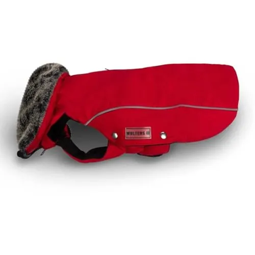 Wolters Winterjacke Amundsen für Dackel, 44 cm, rot - Die WOLTERS Winterjacke Amundsen für Dackel bietet optimalen Schutz vor Kälte. Sie ist in verschiedenen Größen und Farben erhältlich und sorgt für einen stylischen Auftritt bei jedem Wetter.