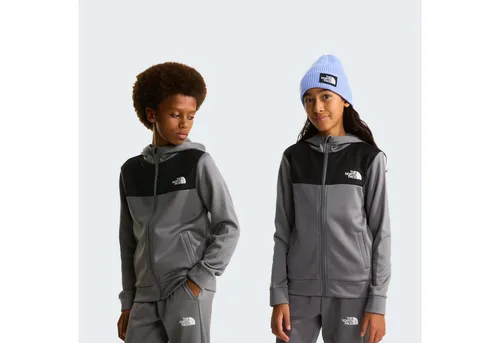 The North Face Fleecejacke TEEN REAXION FZ HOODIE für Jugendliche, sportlicher Stil, mit Reißverschluss
