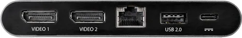 StarTech .com USB C Dock - 4K Dual Monitor Docking Station, 100W Power Delivery und ideal für effizientes Arbeiten mit zwei Displays