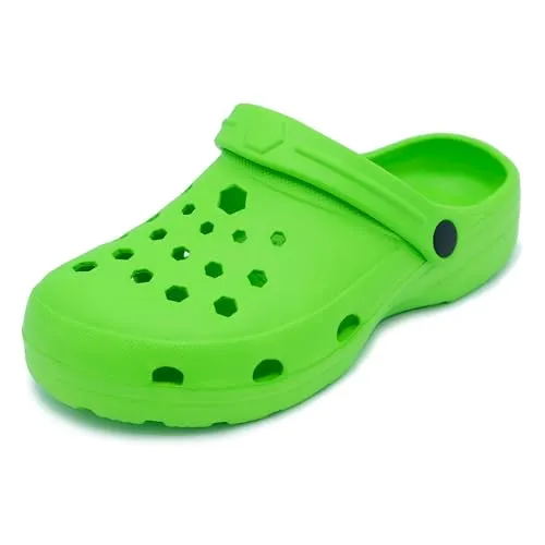 Sprint Sport Unisex Clogs für Strand, Garten, Arbeit, Zuhause mit Riemen (Grün, eu_Footwear_Size_System, Adult, Numeric, medium, Numeric_38)