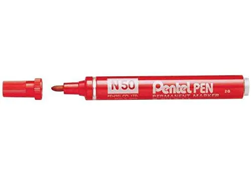 Pentel N50-B Lumocolor NonPermanent-Marker 316F ,Rot