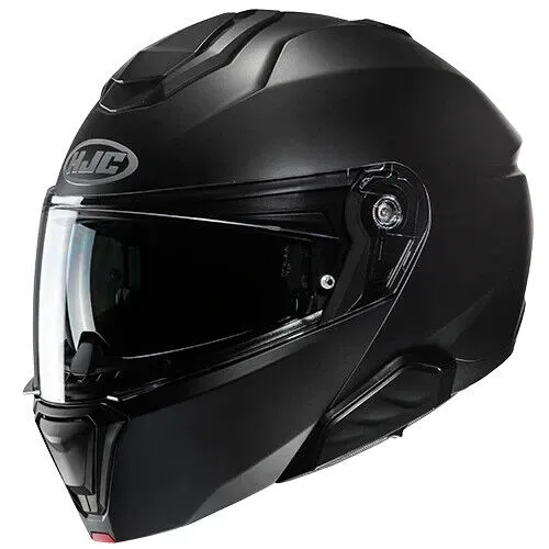 HJC Modularer Motorradhelm I91, Semi mat Schwarz XL von HJC Helmets