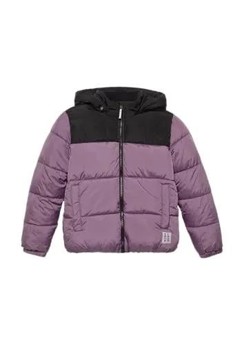 s.Oliver Junior Steppjacke mit Kapuze - Stylische Steppjacke für Kinder mit fixierter Kapuze und praktischen Eingrifftaschen. Ideal für kalte Tage, bietet sie optimalen Tragekomfort und Bewegungsfreiheit.