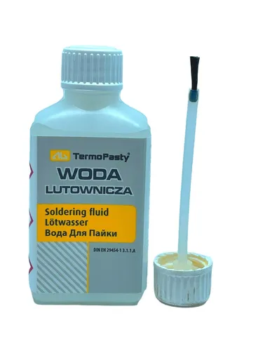 Flasche mit Pinsel Lötwasser Löten Weichlöten Flussmittel SMD BGA Zink 50 ml