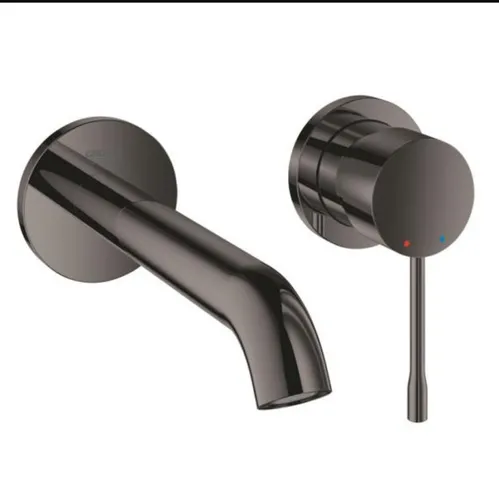 Grohe Essence 2-Loch-Waschtischbatterie in hard graphite in schwarz von GROHE
