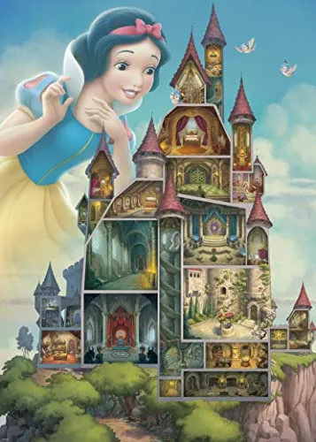 Ravensburger Puzzle 17329 - Snow White - 1000 Teile Disney Castle Collection Puzzle für Erwachsene und Kinder ab 14 Jahren