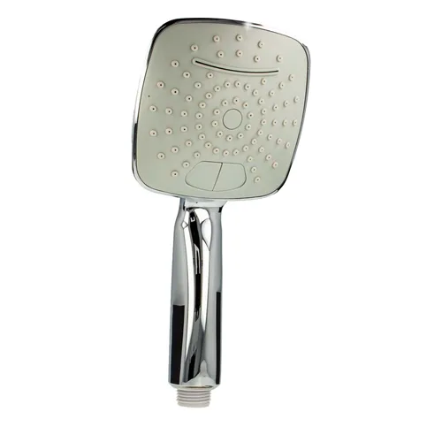 tecuro Handbrause ew-120Q - mit Schwallstrahl - ideal für Sauna und Wellness, verchromt