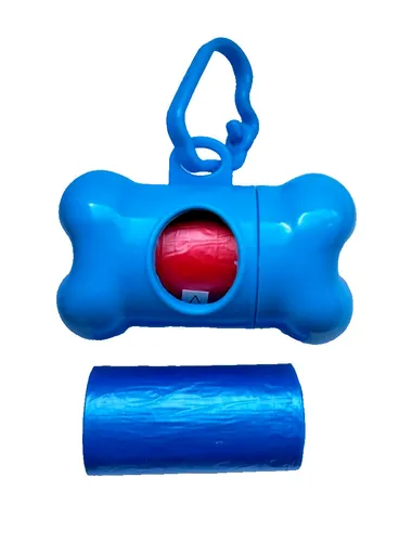 Hunde Kotbeutel Spender mit Tüten BLAU Hunde Kotbeutel Spender Kottüten Gassi