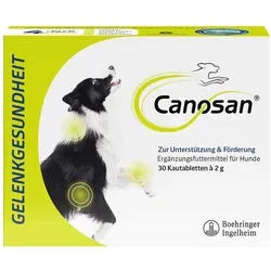 Canosan Kautabletten für Hunde - Hypoallergenes Gelenkergänzungsmittel mit Gonex, 30 Stück zur Unterstützung der Gelenkgesundheit