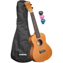 Cascha Konzert Ukulele Linde Braun