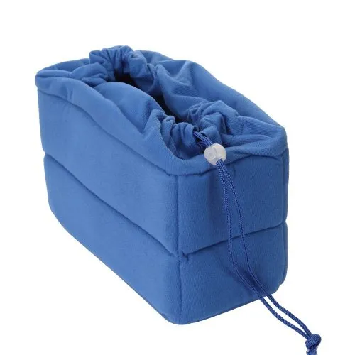 Yimidear Kamera Einsatz, Stoßfest Gepolsterte Kameratasche Faltbare Trennwand Schutztasche für Sony Canon Nikon DSLR erschossen oder Flash Light (Blue)
