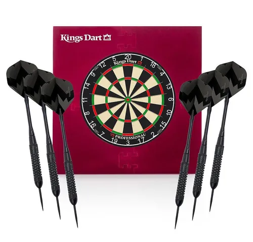 Kings Dart Dartscheibe Dart-Set Professional: Turnierqualität für echte Profis