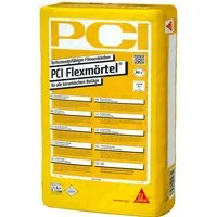 PCI Flexmörtel Fliesenkleber 25 kg - Flexibler Fliesenkleber für keramische Beläge, ideal für anspruchsvolle Untergründe und emissionsarm nach GEV EMICODE EC 1 R.