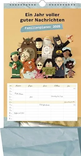 Familienplaner 2025: Ein Jahr voller guter Nachrichten: Familienkalender. Der perfekte