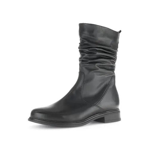Gabor Comfort Stiefel aus Leder, Damen, Gr. 38,5, schwarz - Wanderschuhe mit hochwertigem Leder und zusätzlichem Raum für mehr Komfort. Ideal für anspruchsvolle Fußformen und vielseitig kombinierbar.