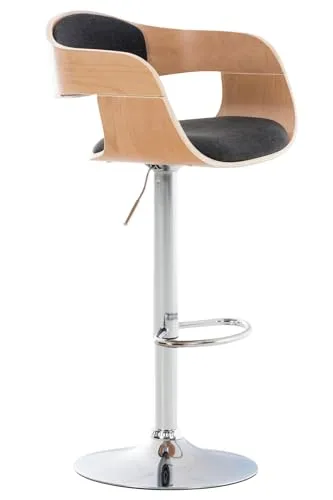 CLP Barhocker Kingston in silber von CLP