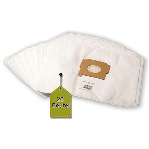 FAKIR Ares Eco Power Staubsaugerbeutel + 2 Mikro-Filter - 20 mehrlagige Microvlies Staubbeutel in erstklassiger eVendix Qualität, bieten hohe Filtration und langanhaltende Saugleistung für saubere Luft und weniger Filterwechsel.