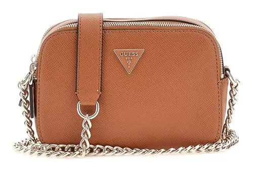 GUESS NOELLE II CROSSBODY CA Brown - Stilvolle Umhängetasche - Handtaschen mit modernem Design, perfekt für den Alltag und bietet ausreichend Platz für Essentials.